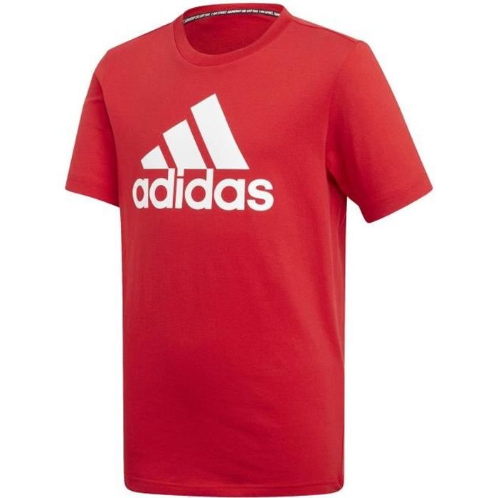 t shirt adidas rouge