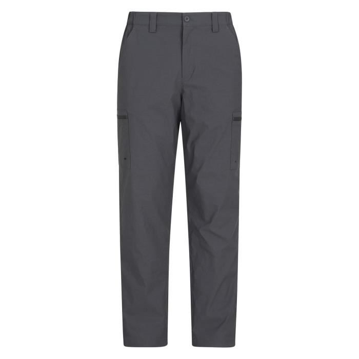 mountain warehouse pantalon hommes winter trek - court gris foncé