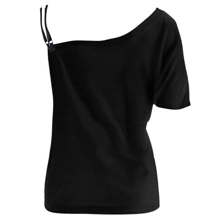 Crop Top Métallique Brillant à Manches Courtes Et Épaules Dénudées Pour Femme - Idéal Soirée Discothèque Et Halloween