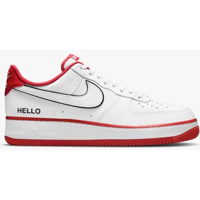Nike air force one rouge - Cdiscount