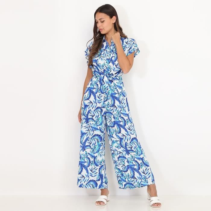 Combinaison Imprimé Promod - Taille 38 - Neuf Avec étiquettes - Style Une-pièce Femme Multicolore