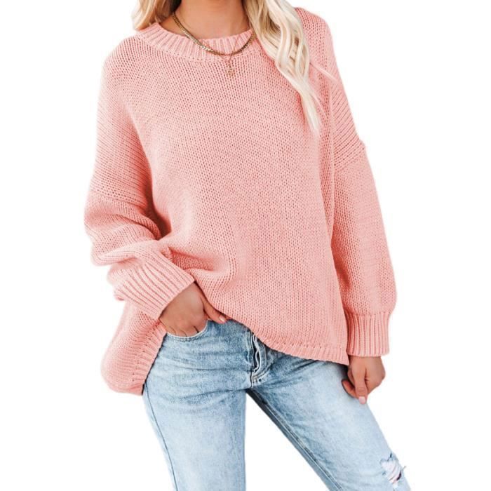 Femme Shirt Grand Taille Manches Chauve Souris Haut Printemps