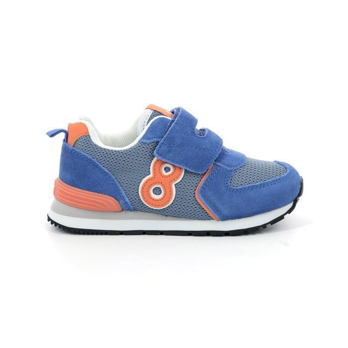 MOD8 Mod8 Snookies — Baskets basses enfant bleu textile mesh maintien scratch