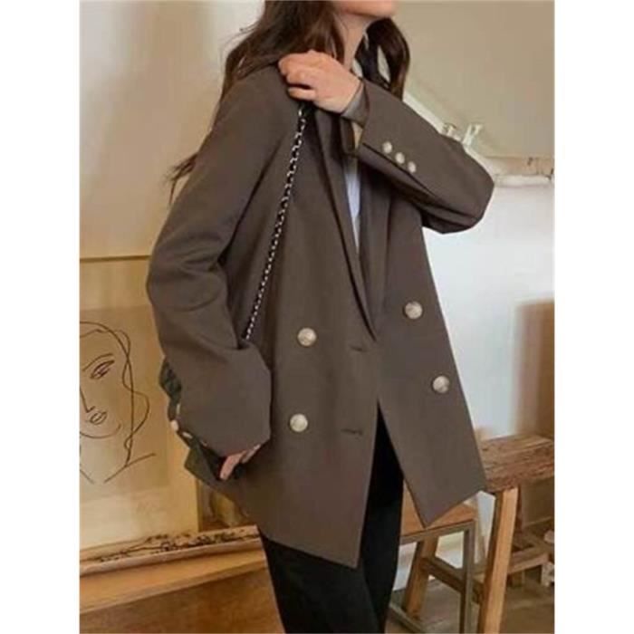 Générique Veste Polyvalente Femme Trench Chaude Color Block