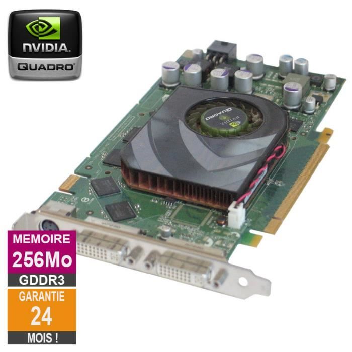 Carte graphique Nvidia Quadro FX 3450 256Mo GDDR3 PCIe DVI SVideo