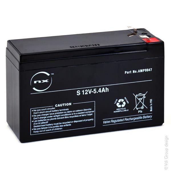 NX - Batterie plomb AGM S 12V-5.4Ah 12V 5.4Ah T...