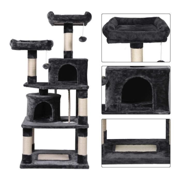 Meilleurs prix pour OHMG-ARBRE A CHAT, Cadre d'escalade pour chats de taille moyenne, 60*48*145cm, idéal pour jouer et se promener