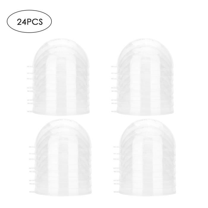 Omabeta Boule à remplir Boule transparente à motif de noël, 24 pièces