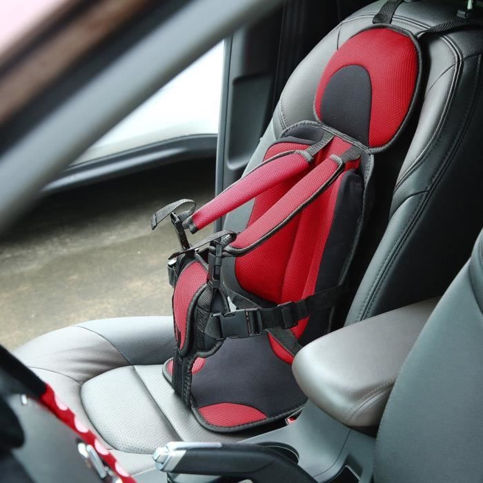 Siège auto enfant - pour enfant de 9 mois à 4 ans - Confortable et doux 70  * 30 * 26cm - rouge - Achat / Vente siège auto Siège auto enfant - pour -  Cdiscount