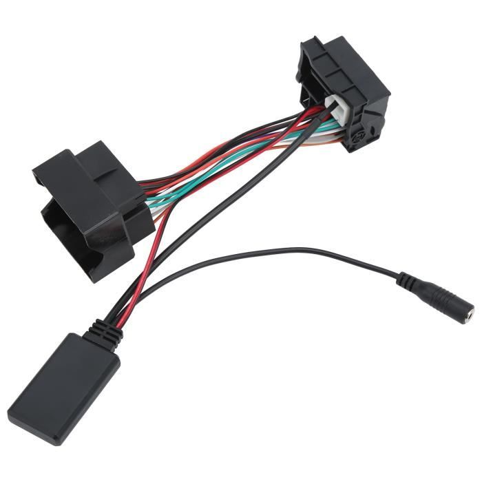 Adaptateur Bluetooth AUX Pour Auto - Compatible Alpine/Pioneer, Avec Micro, Connexion 2RCA - 7