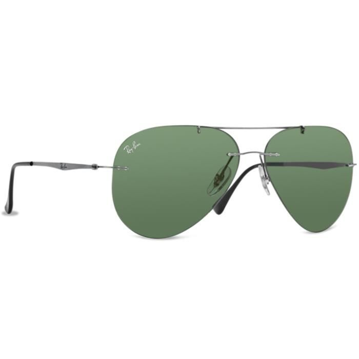 Ray Ban RB 8055. Gris Achat Vente lunettes de soleil Homme Adulte Cdiscount