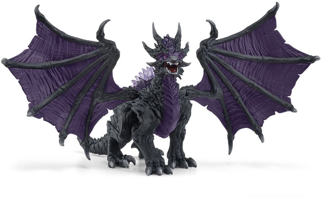 Figurine Dragon des Ténèbres Dragon Jouet Ultra réaliste et Durable avec Ailes mobiles Cadeau pour Garçons et Filles dès - vue 5