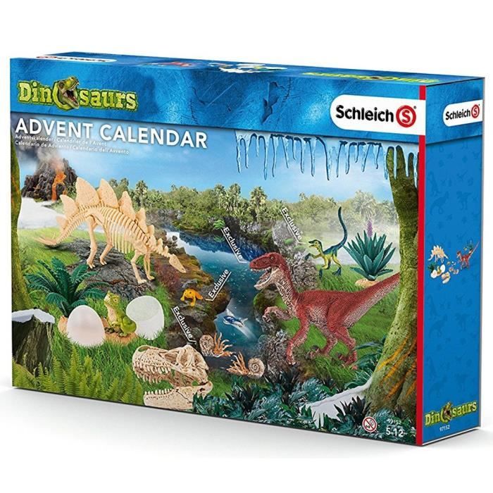 SCHLEICH Calendrier de l #39 Avent Dinosaures Cdiscount Jeux Jouets