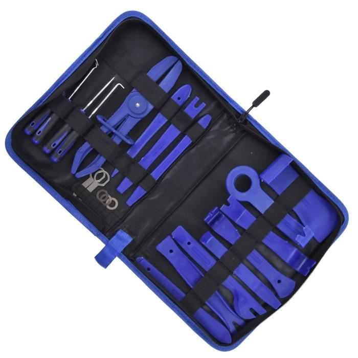 Kit De 167 Outils De Démontage Pour Voiture - Leviers, Cales Pour Panneaux De Porte, Garnitures Intérieures Et Audio