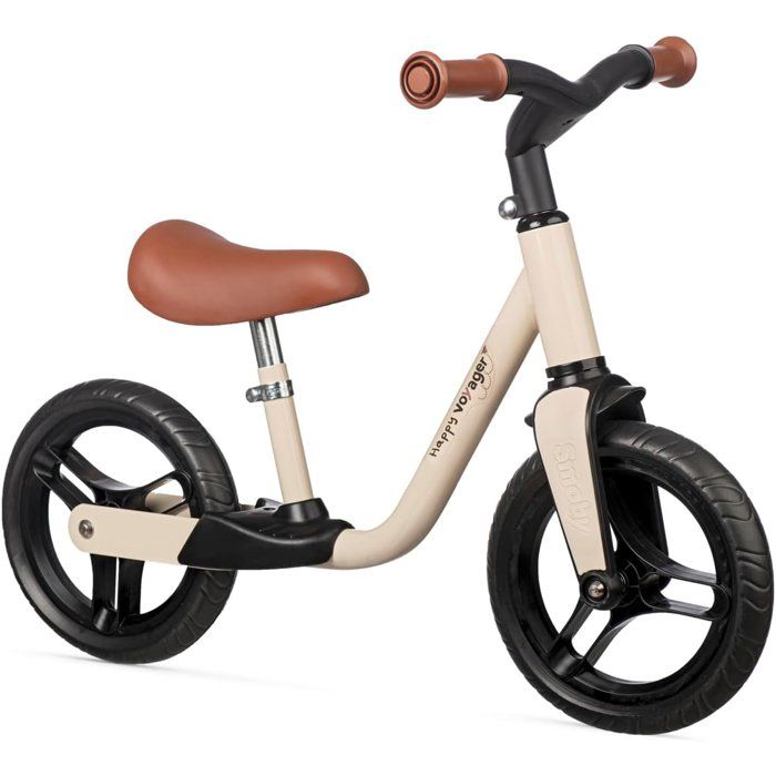 Smoby - Draisienne Little Voyager - Dès 2 ans - Selle Réglable - Roues Increvables et Silencieuses