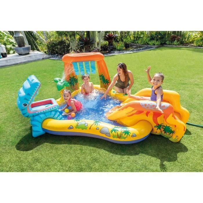 Piscine pour enfants avec toboggan Piscine gonflable avec jouets de piscine Piscine pour