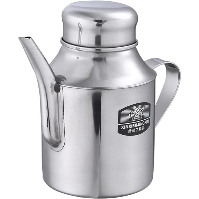 Flacon doseur d'huile Verseur d'huile d'olive en acier inoxydable huile