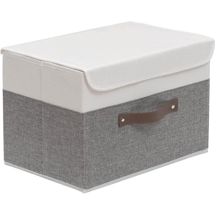 Boîte De Rangement Pliable 31 X 31 X 31 Cm Cubes En Tissu Pliants Avec