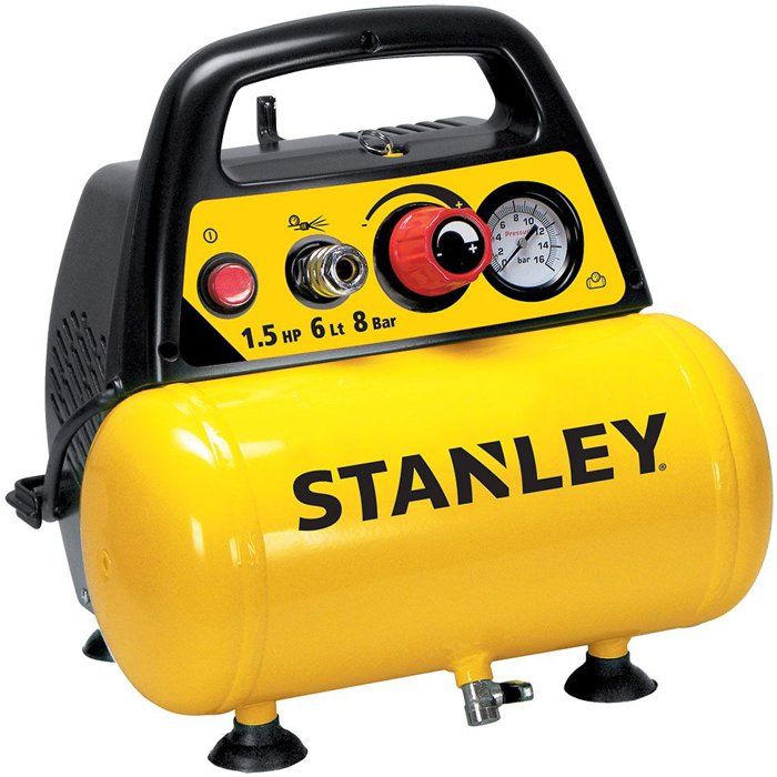 Compresseur Horizontal Stanley Coax 6 15 HP Tuyau + soufflette