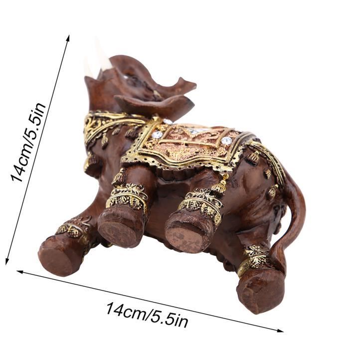 Statue D’éléphant Statue D'éléphant Doré Feng Shui Porte-bonheur