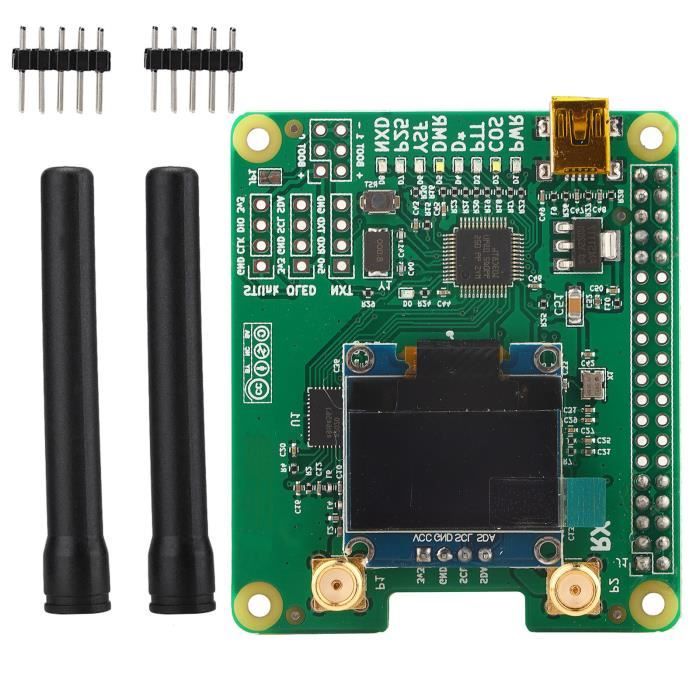 Module Point D'accès MMDVM Avec Firmware Préinstallé - Processeur ARM, Antennes UHF/VHF - Pour Radio DMR, D-Star, P25
