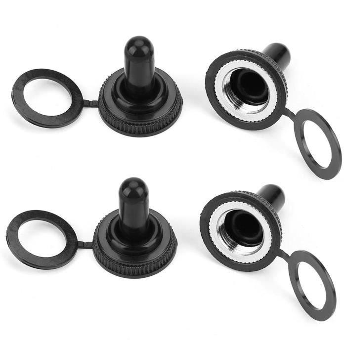 Lot De 10 Capuchons D’interrupteur à Bascule 12 Mm – Caoutchouc étanche, IP67