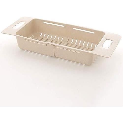 Gadget Cuisine Pratique Noir Passoire Extensible Évier 3 Pièces - Égouttoir Avec Éponge Silicone Et Filtre Noir Filtre Drain éviers