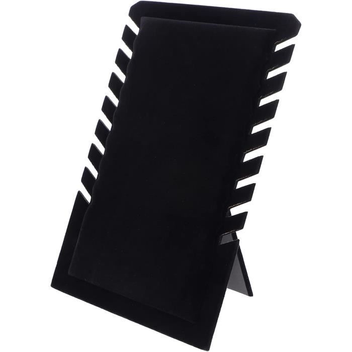 Oumij Boucles D'oreilles Présentoir, Créatif Noir Anneaux OK-Main-Gestée Présentoirs Boucles D'oreilles Porte-Bracelet Organisateur De Bijoux