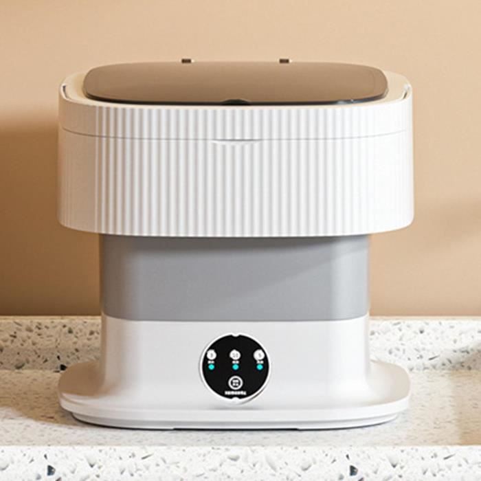 Mini Machine à Laver Portable Pour Sous-vêtements - Rechargeable USB, Lavage Et Essorage, Pliable
