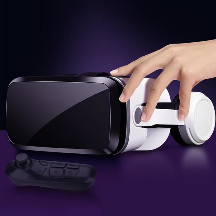 Casque Realite Virtuelle Avec Manette Lunettes Virtuelles Avec