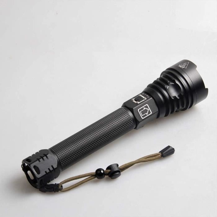 Lampe Torche LED Ultra Puissante 10000 Lumens, Lampe de Poche