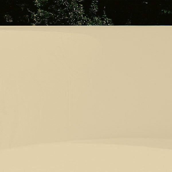 Liner beige pour piscine métal intérieur 6,10 x 3,60 x 1,32 m