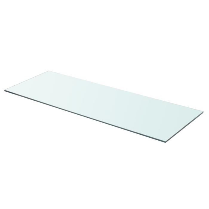 Panneau pour étagère en verre transparent 80 x 30 cm - VIDAXL - Contemporain - Design