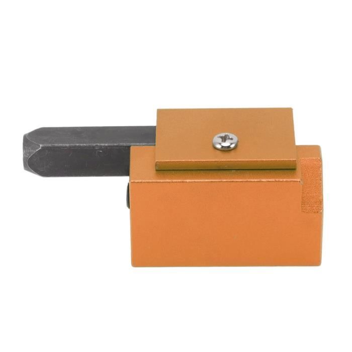 Ciseau à Angle Droit En Acier Chromé Vanadium – Outil Pro Pour Travail Du Bois, Rainurage Et Sculpture Précise