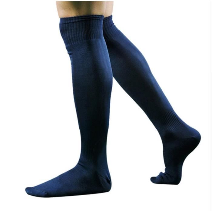 Chaussettes de Football Long pour Hommes 39/42-marine