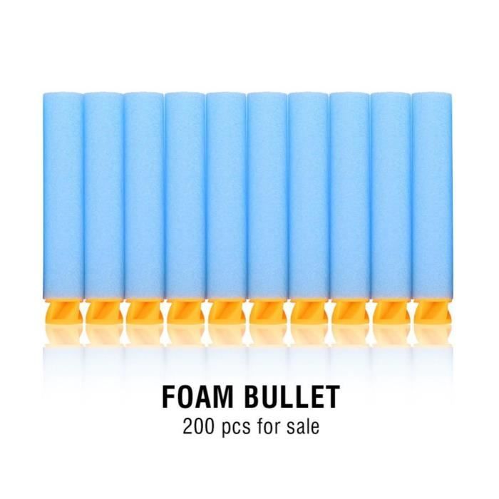 150 Fléchettes En Mousse Recharge Bleu 7,2 Cm – Compatibles Nerf N-Strike, Idéal Pour Enfants