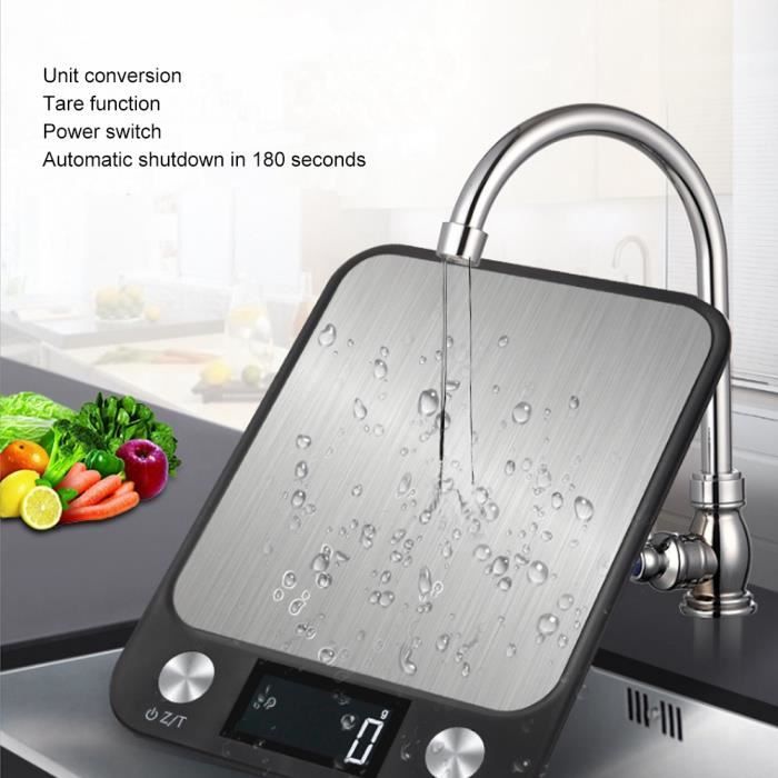 Balance De Cuisine 5 Kg/0.1g Electronique Haute Précision Domsique