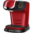 Machine à café TASSIMO BOSCH TAS6503 - Rouge - Multi-boissons - Réservoir d'eau 1,3L - Arrêt automatique-1