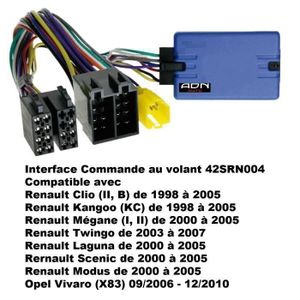 Kit Commande Au Volant Universelle Pour Autoradio Pioneer FAKRA Avec Radar De Recul - Adapté Citroën C2 (2005-)