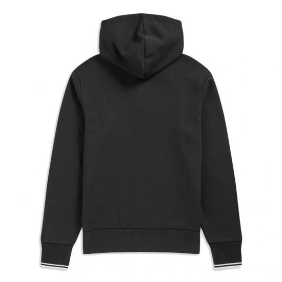 Fred Perry - Sweat texturé à demi-fermeture éclair - Vert