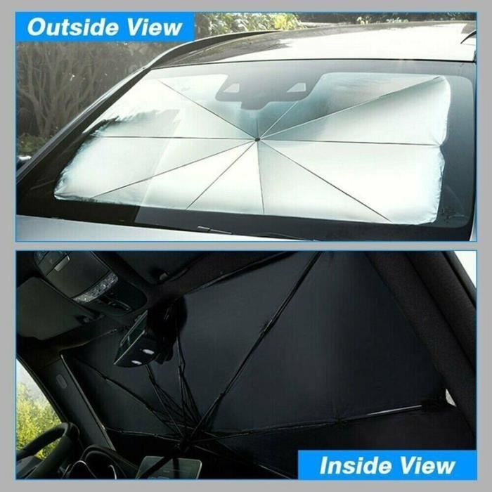 Pare-brise de voiture Couvercle de pare-soleil Auto Écran de fenêtre avant  Anti-uv Ray Sunshade Protector Isolation thermique intérieure Protection  solaire