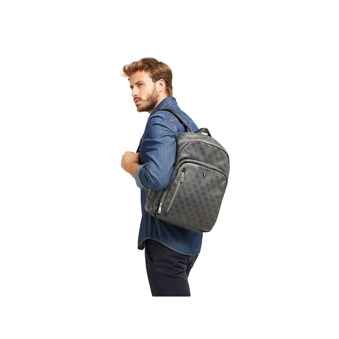 GUESS Sac à dos de loisirs noir pour homme Vezzola Backpack