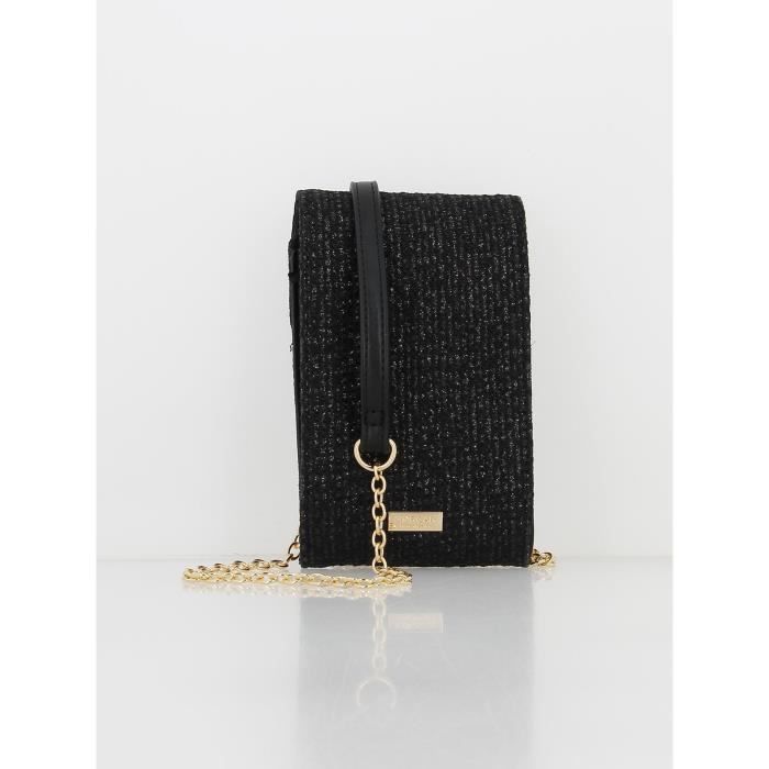 Pochette MORGAN 2pocket Noir Polyethylene Femme Noir