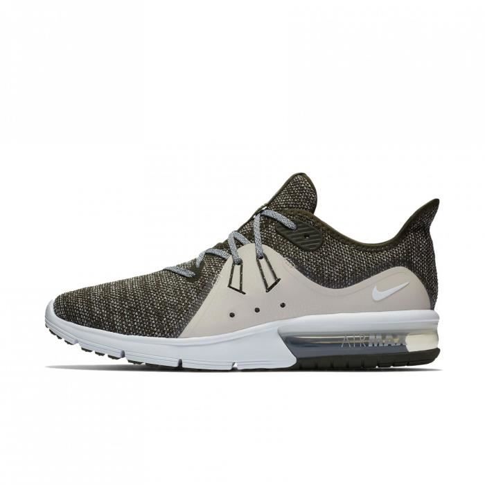 Basket Nike Air Max Sequent NIKE Homme Running Vert
