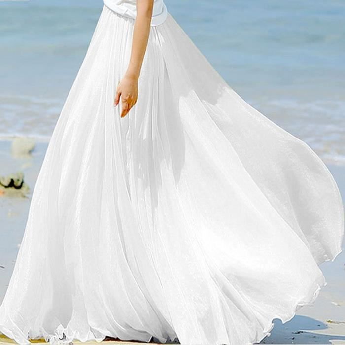 Longue jupe blanche outlet
