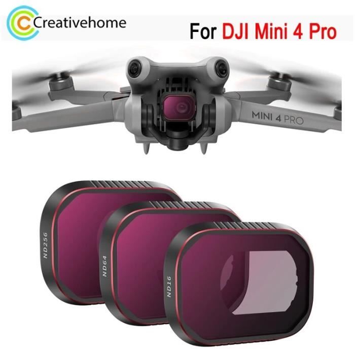 STARTRC-Filtre ND pour Drone DJI Mini 4 Pro,accessoires de tir de nuit et  de lumière,lentille mate volontaire,16 - Black[C5891] - Cdiscount Appareil  Photo