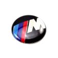 Logo M - Sticker 29 MM Multimédia Radio - BMW Pack M Sport diamètre dos autocollant-2