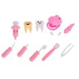 IKONKA Set de dentiste hippo rose-2
