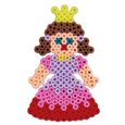 HAMA - Sachet 3000 perles à repasser Midi + 4 plaques (coeur princesse, poney, fleur) - Loisirs créatifs Dès 5 ans-2