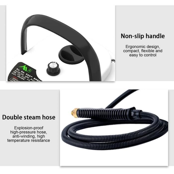 Kit Nettoyeur Vapeur Haute Pression 2500W – Portable, Ideal, Filaire